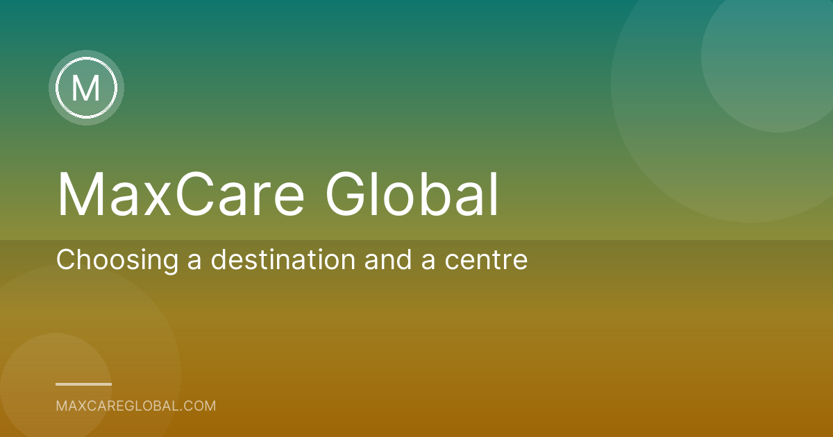 Choosing a destination and a centre