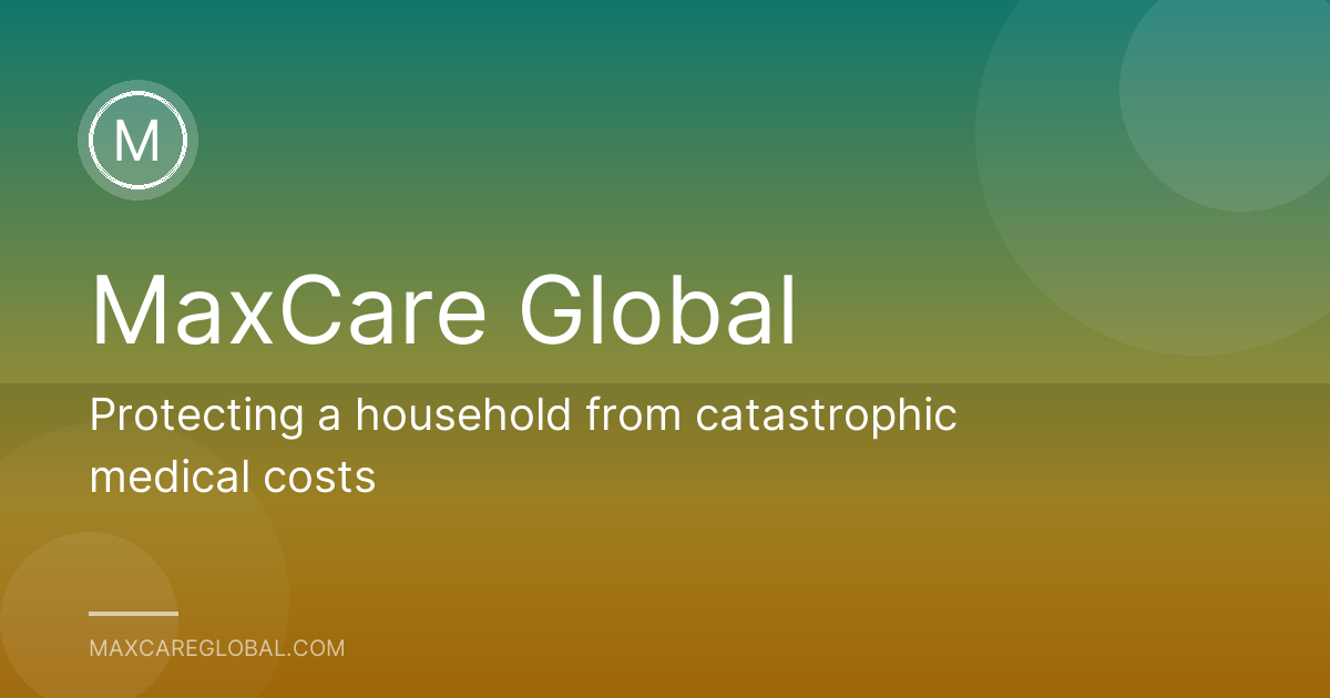 Protecting a household from catastrophic medical costs